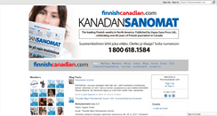 Desktop Screenshot of finnishcanadian.com